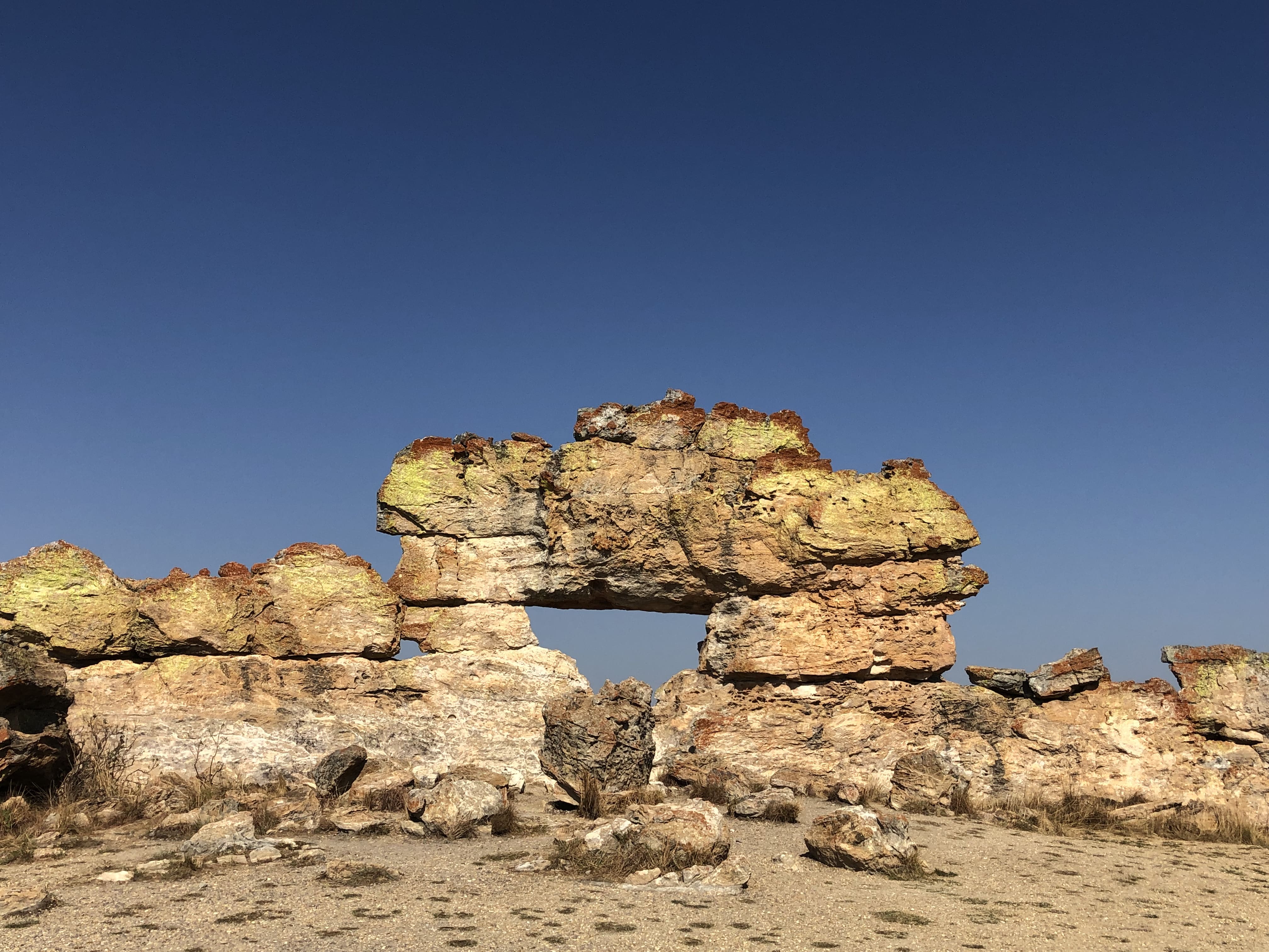 Isalo National Park - Window rock formation - Madagascar landscape